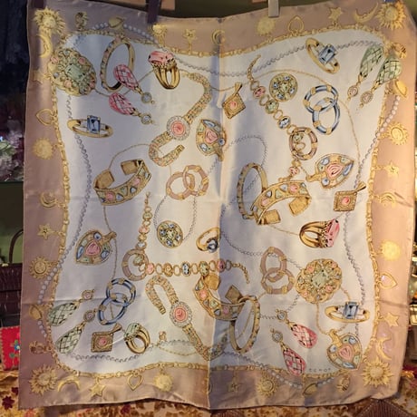 vintage scarf＊e933