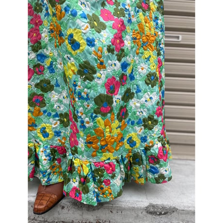 1970s vintage dress＊e819