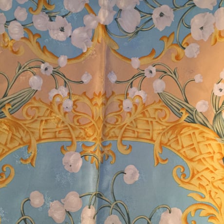 vintage scarf＊e931