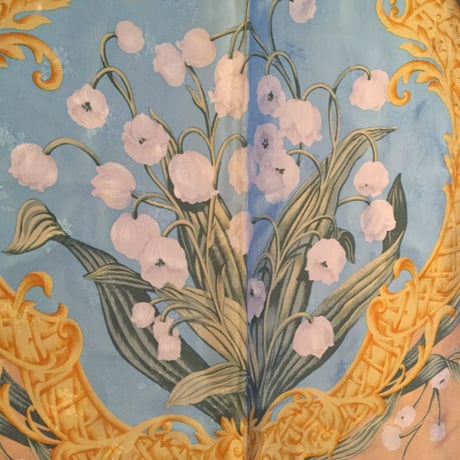 vintage scarf＊e931