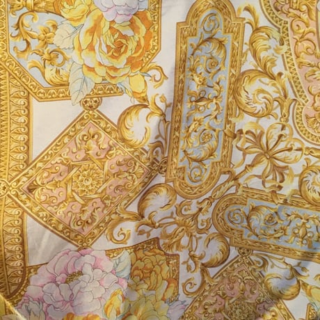 vintage scarf＊e735