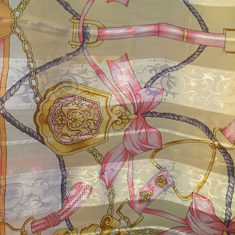 vintage scarf＊e73