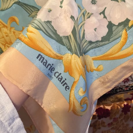 vintage scarf＊e931