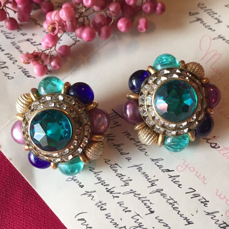 France vintage earings ＊fk988