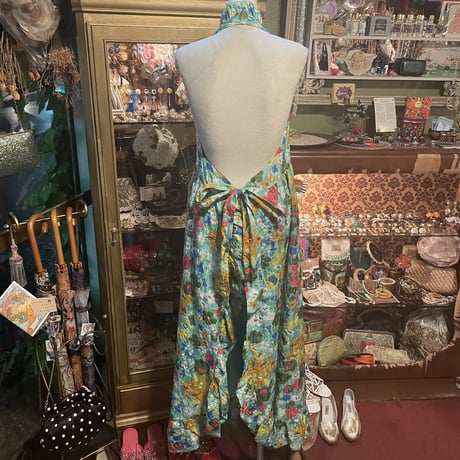 1970s vintage dress＊e819