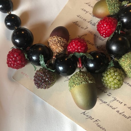 1950s fruits necklace ＊fk710