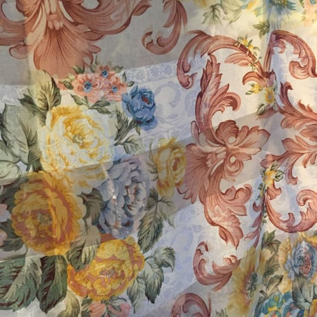 vintage scarf＊e119