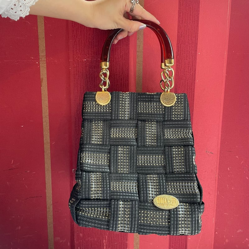 レザーバック フィーガ タイガーズ アイ ペンダント ヴィンテージ