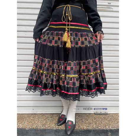 vintage skirt＊e108