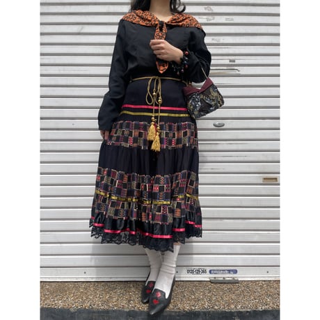 vintage skirt＊e108