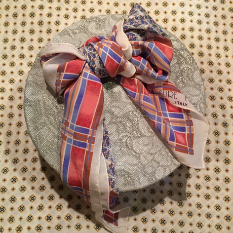vintage scarf＊e736