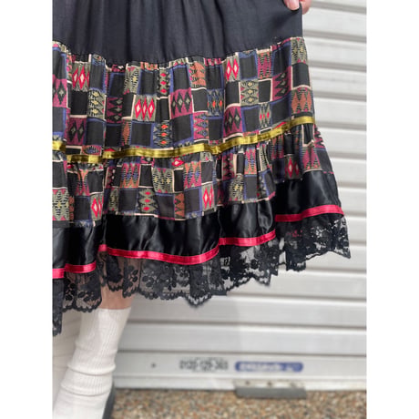 vintage skirt＊e108