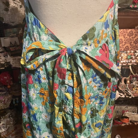 1970s vintage dress＊e819