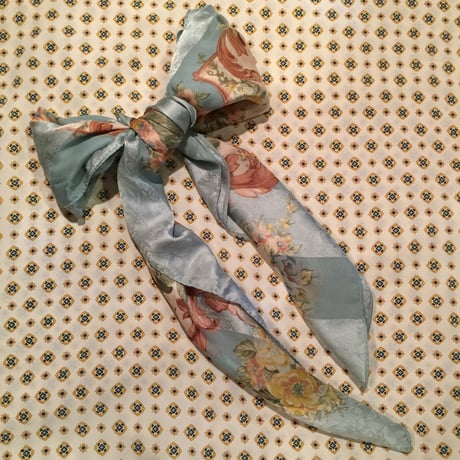 vintage scarf＊e119