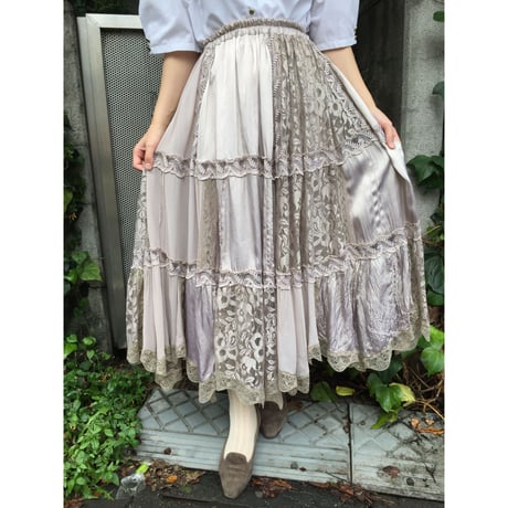 Vintage skirt＊e195