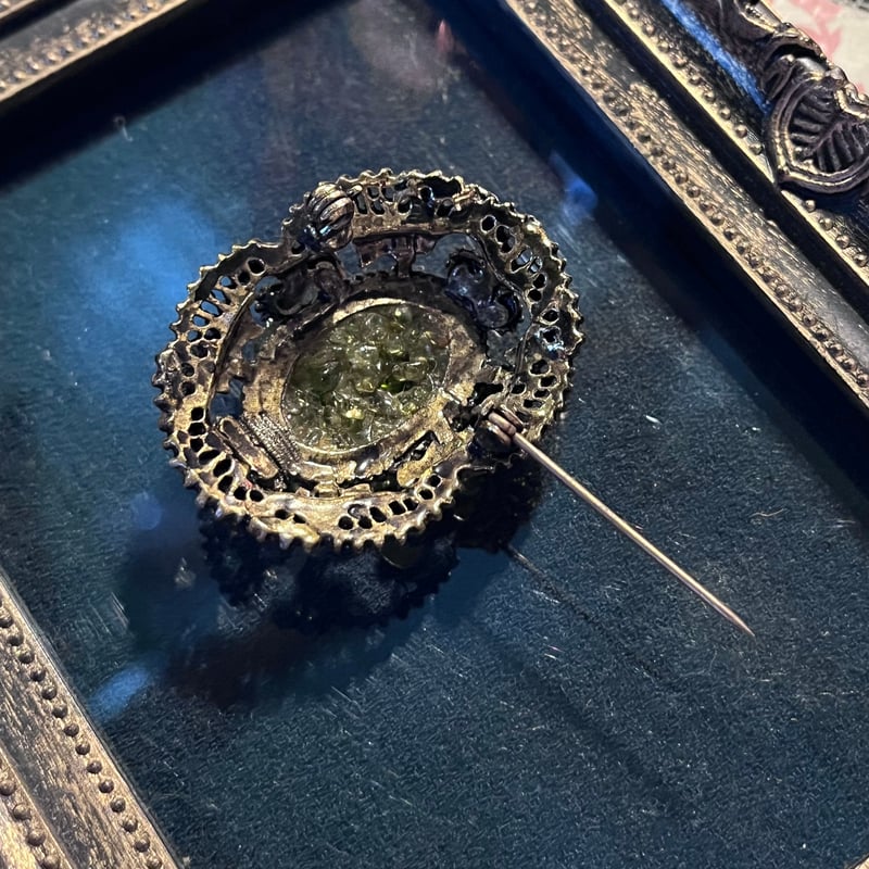 ChristianDior 多色ビジューブローチ 華やか ビンテージ Germany vintage＊fk991 | vintage shop☽hiraru