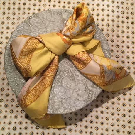 vintage scarf＊e735