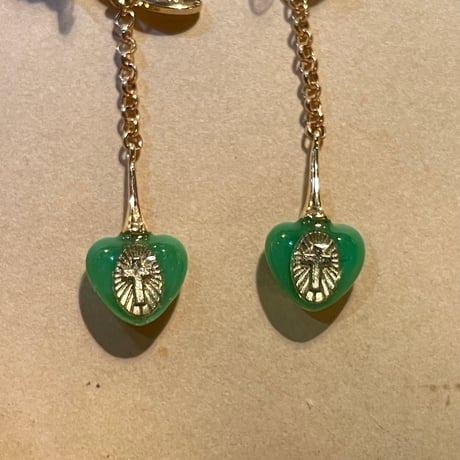 Handmade pierce＊y389