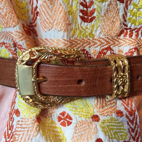 Vintage belt＊e653
