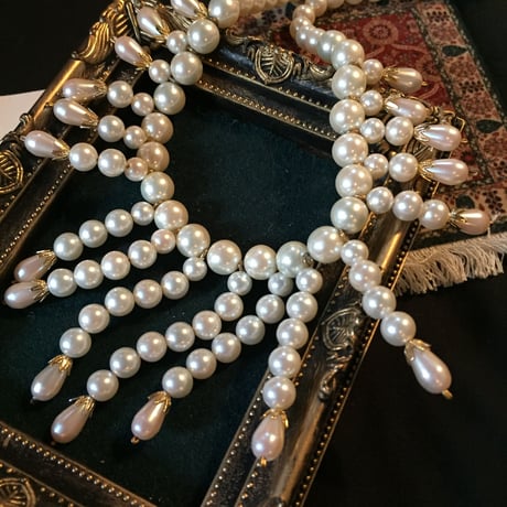 france vintage necklace ＊fk304