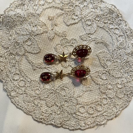 handmade pierce＊y349