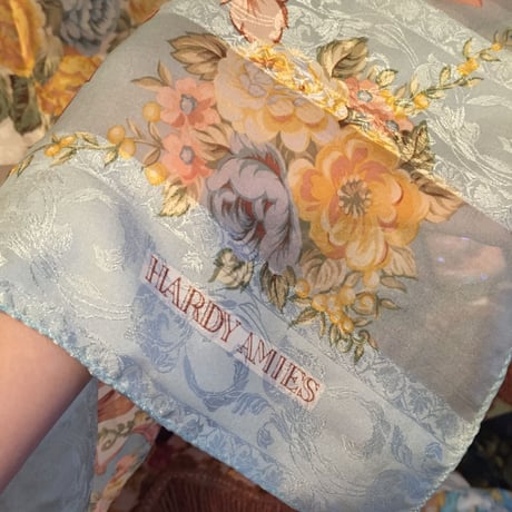 vintage scarf＊e119