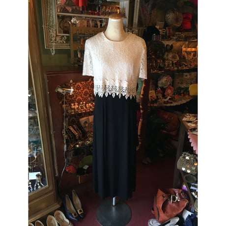 vintage dress＊e996