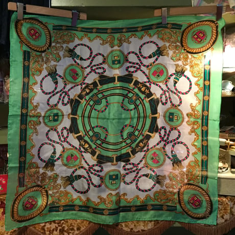 vintage scarf＊e130