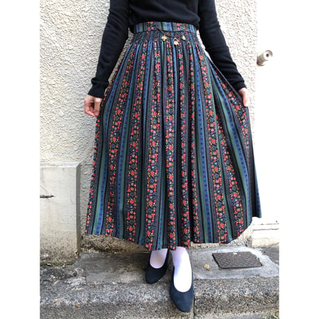 vintage skirt＊e872