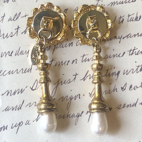 Handmade pierce＊y369