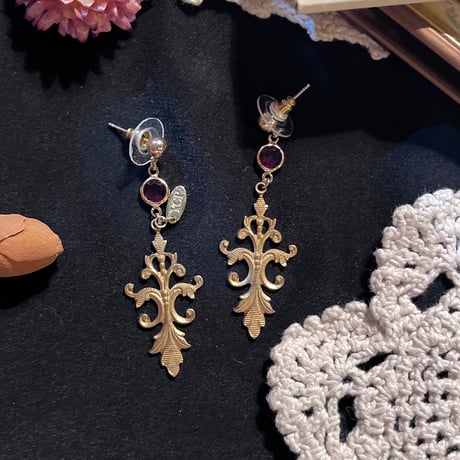 Handmade pierce＊y436