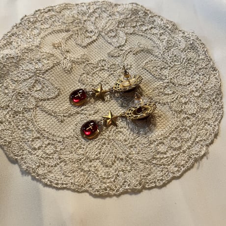 handmade pierce＊y349