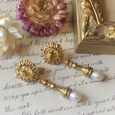 Handmade pierce＊y369