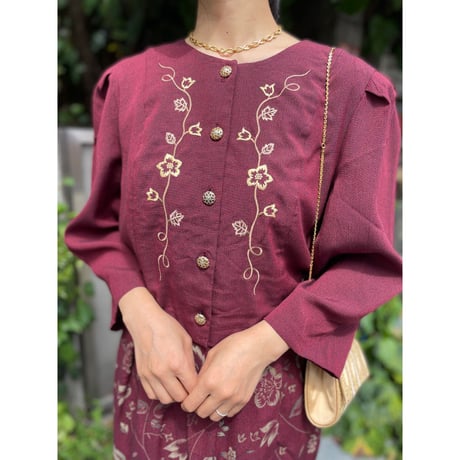 vintage dress＊e436
