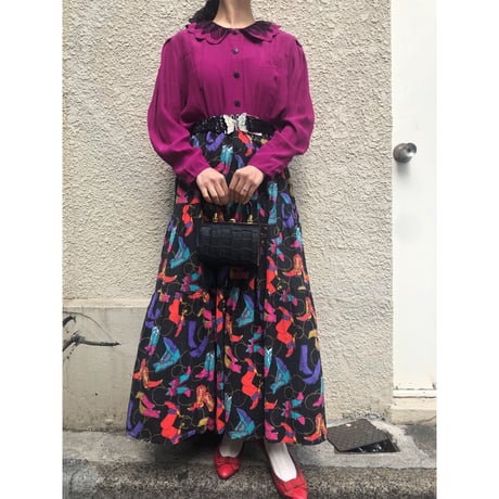 Europe vintage tops＊e746