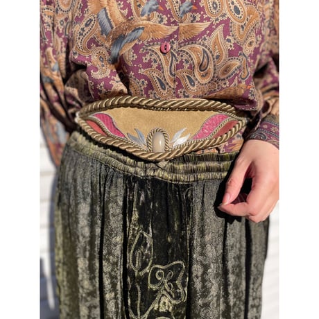vintage belt＊e932
