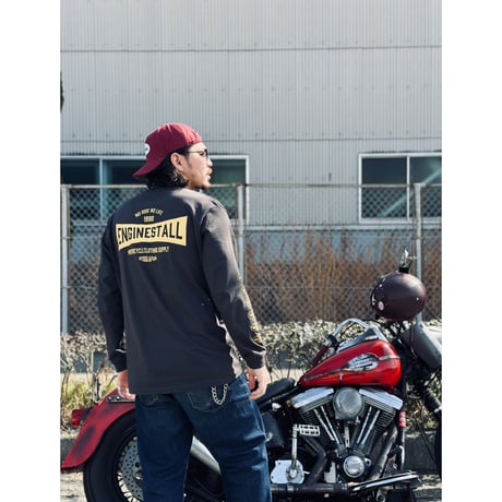 ENGINESTALL logo L/S TEE