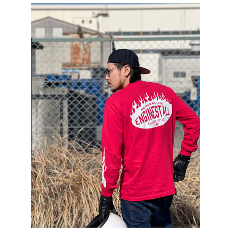 ENGINESTALL Fire pattern L/S TEE