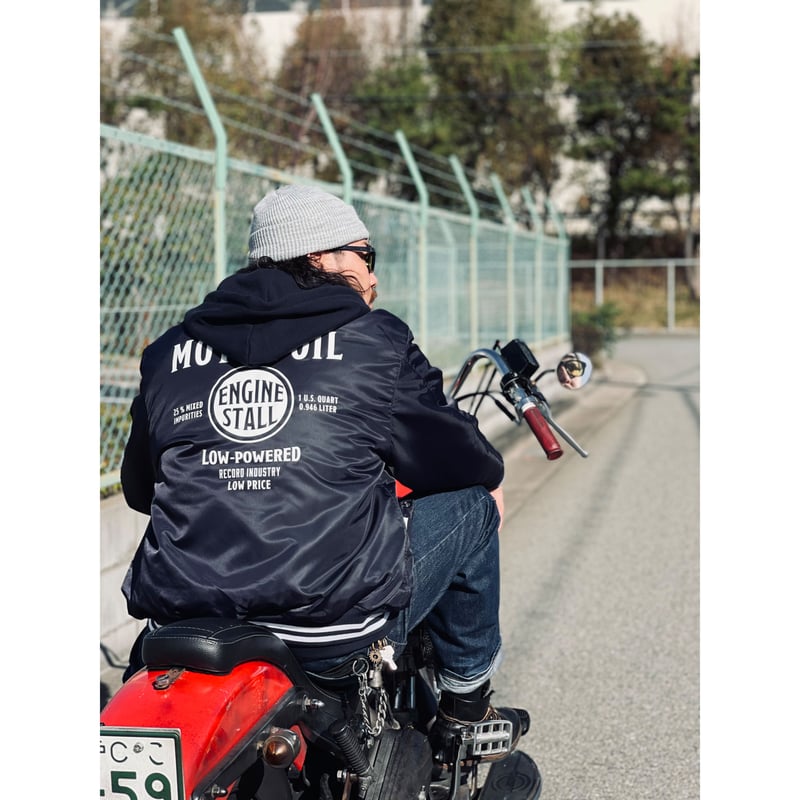 MOTOROIL stadium jacket（中綿入） | ENGINESTALL