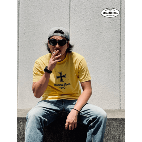 ENGINESTALL iron cross TEE