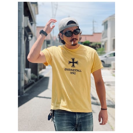 ENGINESTALL iron cross TEE