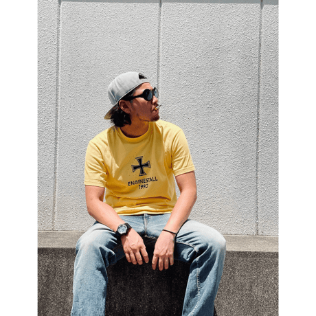 ENGINESTALL iron cross TEE