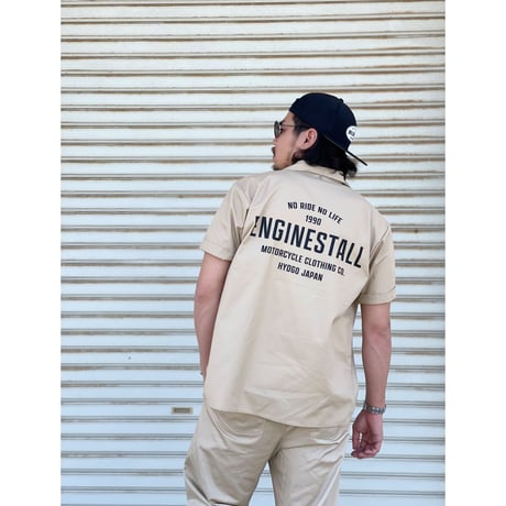 ENGINESTALL open collared shirt