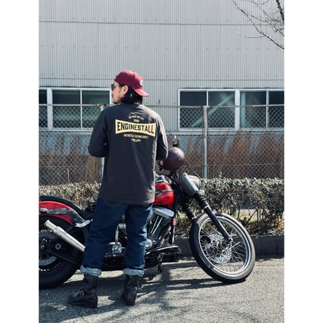 ENGINESTALL logo L/S TEE