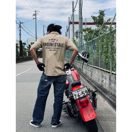 ENGINESTALL open collared shirt
