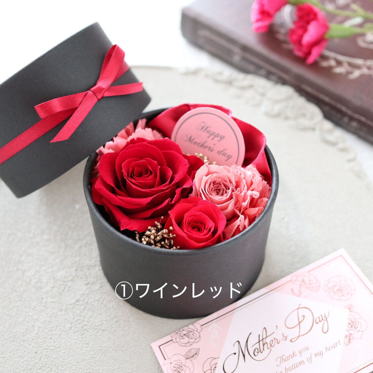 花束 バラ カーネーション カーネーションがメインの大きな花束 | 花のアトリエ大川 - 東大阪市の