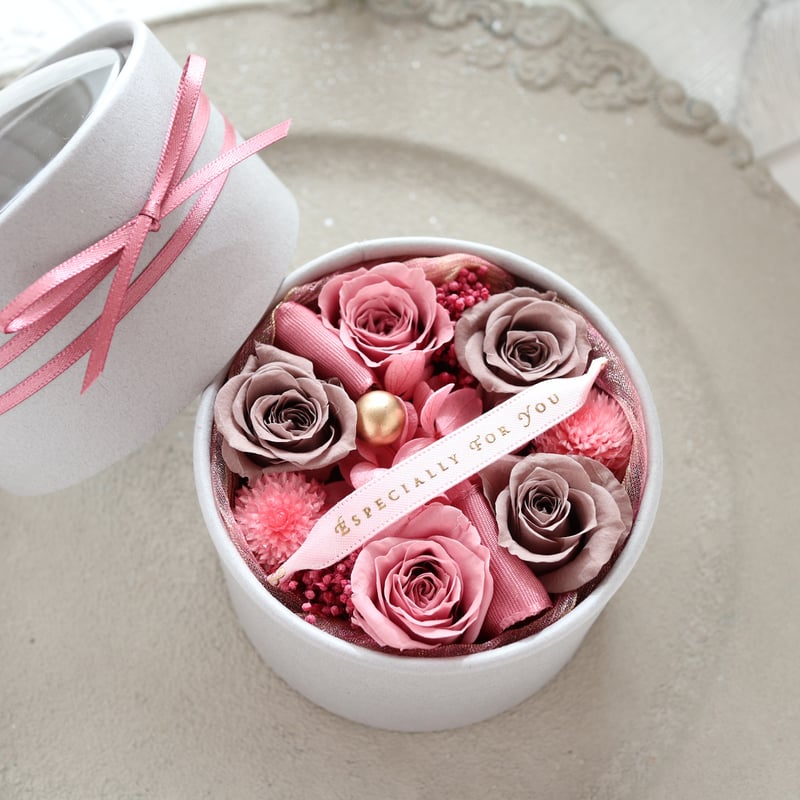 Preserved Flower】ミニばらのエスペシャリーフラワーボックス｜誕生日
