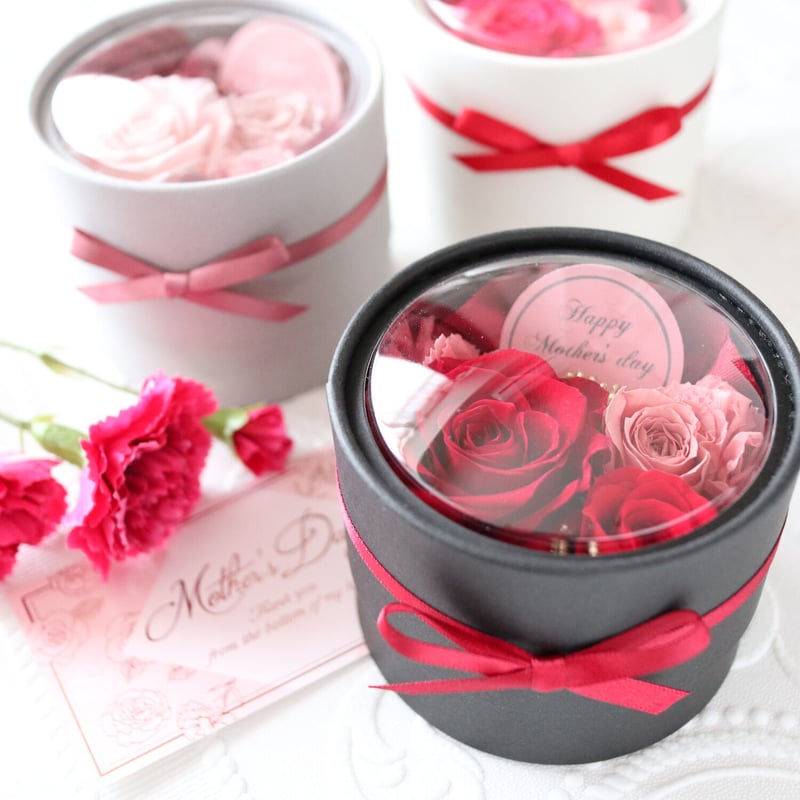 Preserved Flower】選べる3色｜バラとカーネーションのプチフラワー