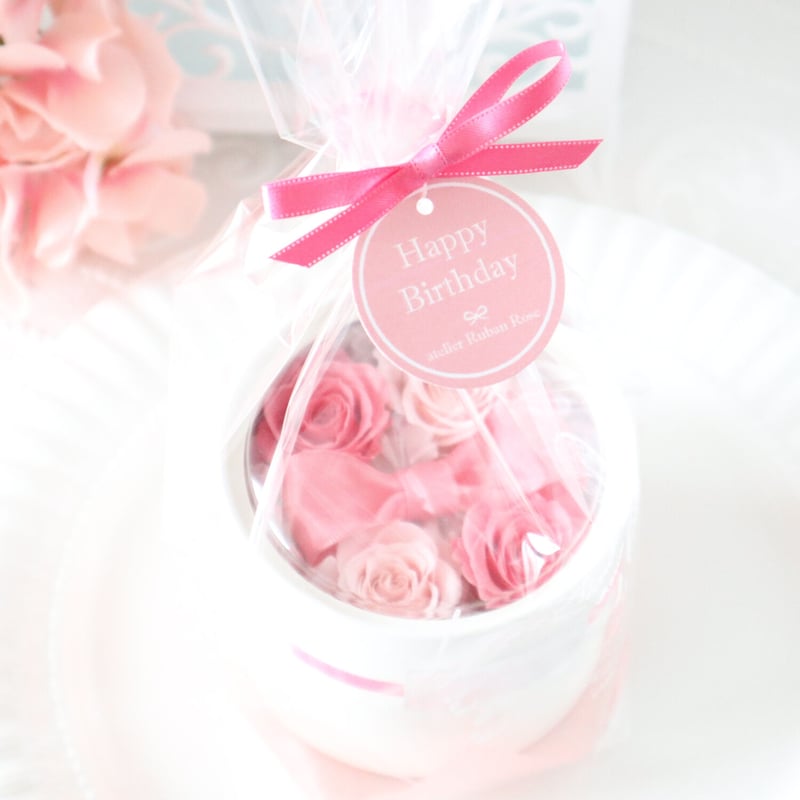 PINｋ RIＢＢON様ありがとうございます Preserved Flower】可愛いを閉じこめたピンクリボンのフラワー