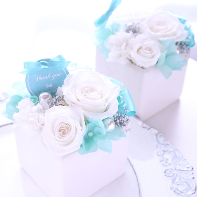 Preserved Flower】ときめくブルーリボンのセレブリティな 